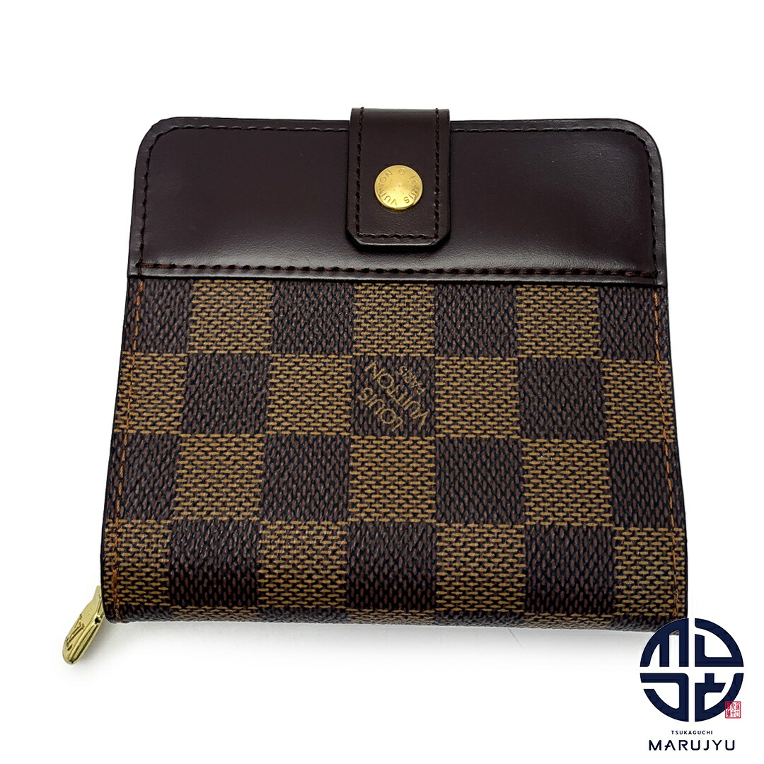 楽天市場】【財布】LOUIS VUITTON ルイ ヴィトン ダミエ コンパクト