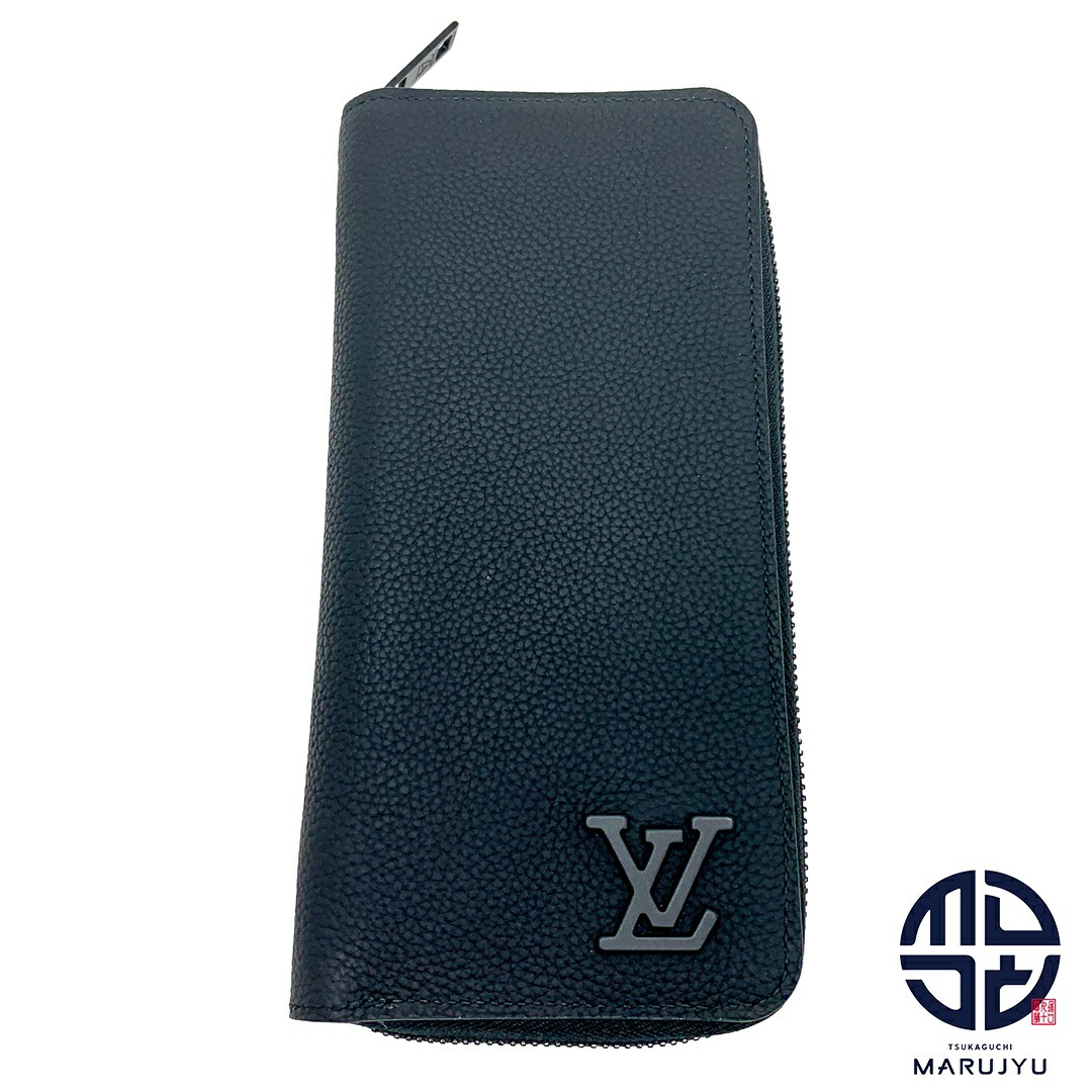 LOUIS VUITTON ルイヴィトン ノワール 黒 黒いこと ジッピーウォレット ヴェルティカル M81743 ラウンドチャック 長がま口 サイフ ブランド名 メンズ 【中古】 メンズ財布-財布・ケース-バッグ・小物・ブランド雑貨