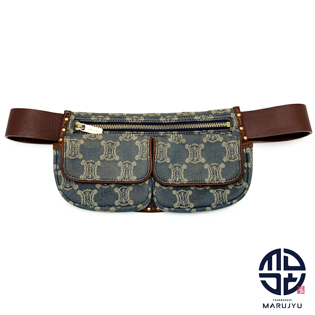 楽天市場】CELINE セリーヌ マカダム ボディバッグ ウエスト