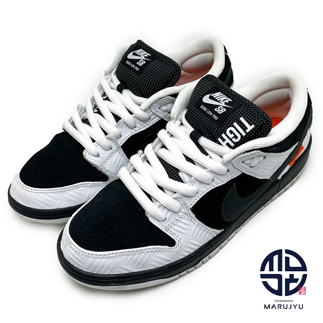 ナイキ　タイトブース　Nike SB DUNK LOW PRO QS 26.5 TIGHTBOOTH × Nike SB Dunk Low Pro QS Black and White タイト