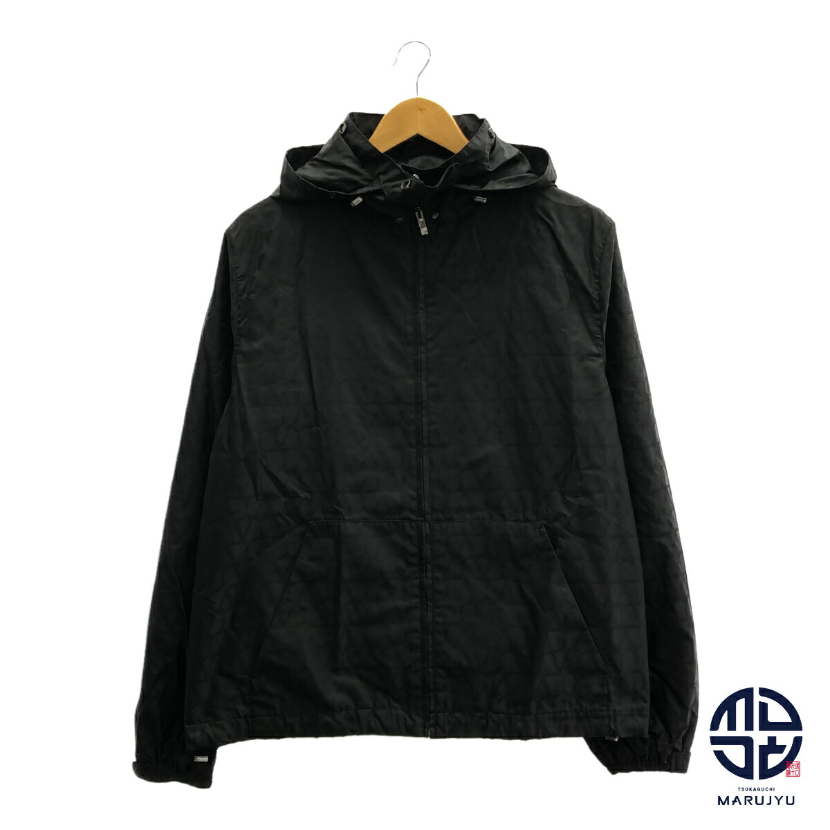 VALENTINO ヴァレンティノ パーカー 黒 XS 4602625F0042 VALENTINO ヴァレンティノ パーカー XS 黒 【古着】【中古】