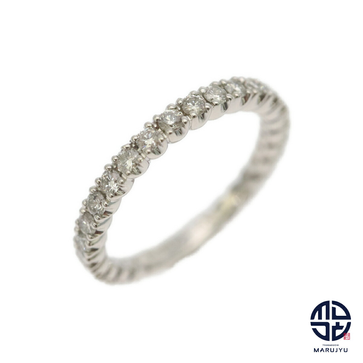 セイレーンアズーロ pt900 リング 10号 サファイア パライバトルマリン