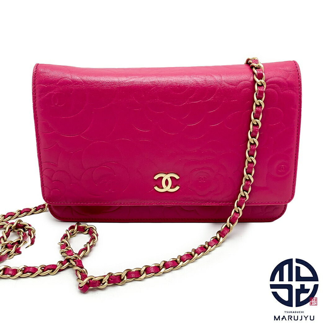 楽天市場】【財布】CHANEL シャネル カメリア チェーン