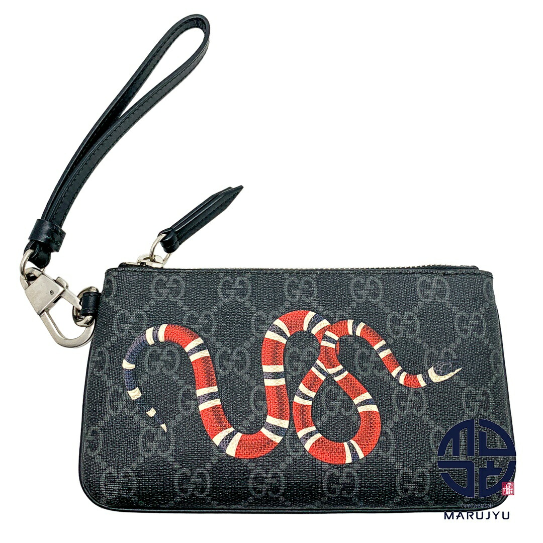 美品✨ GUCCI グッチ アクセサリーポーチ レッド 赤 ブラック 黒 GG 楽天市場】GUCCI(グッチ) ソーホー リストレット ポーチ 295840