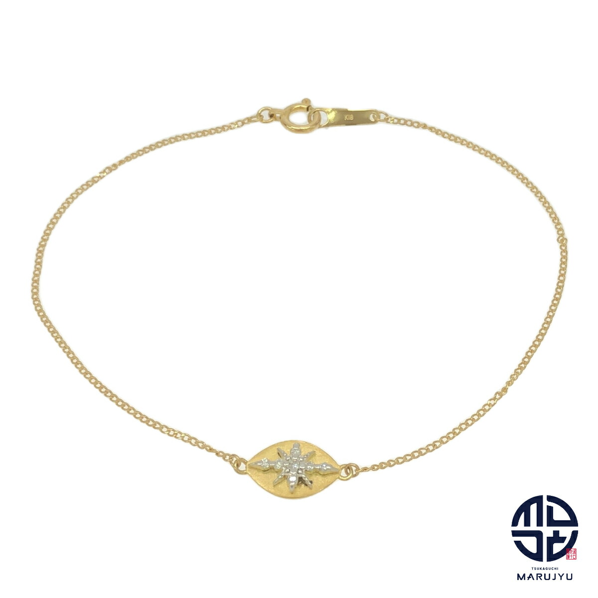 楽天市場】agete アガット クロスモチーフ ブレスレット/K10YG/416-0.8