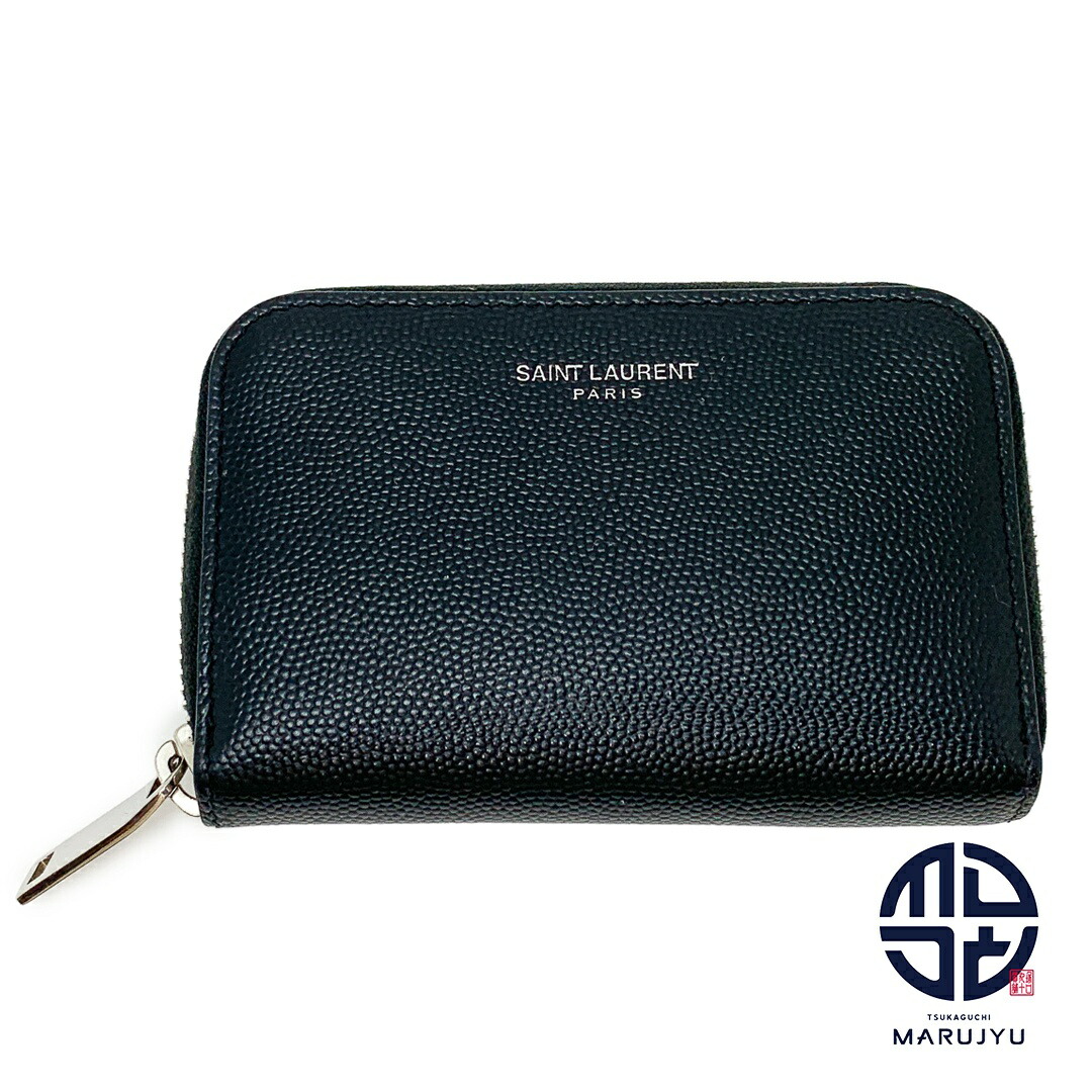 SAINT LAURENT ジップコインケース　ブラック　ラウンドジップ 楽天市場】【財布】SAINT LAURENT PARIS サン ローラン パリ YSL