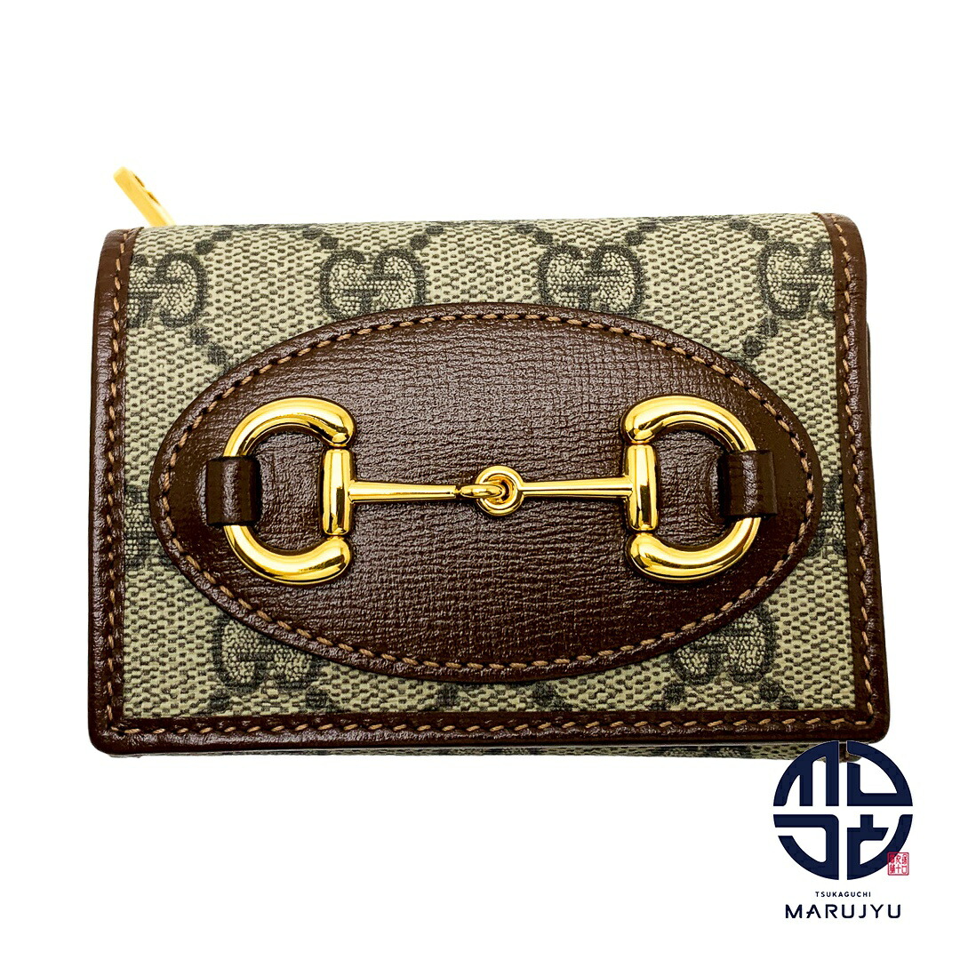 GUCCI グッチ 130.5 ダークブラウン ホースビット バングル クォーツ GUCCI グッチ 130.5 ダークブラウン ホースビット バングル