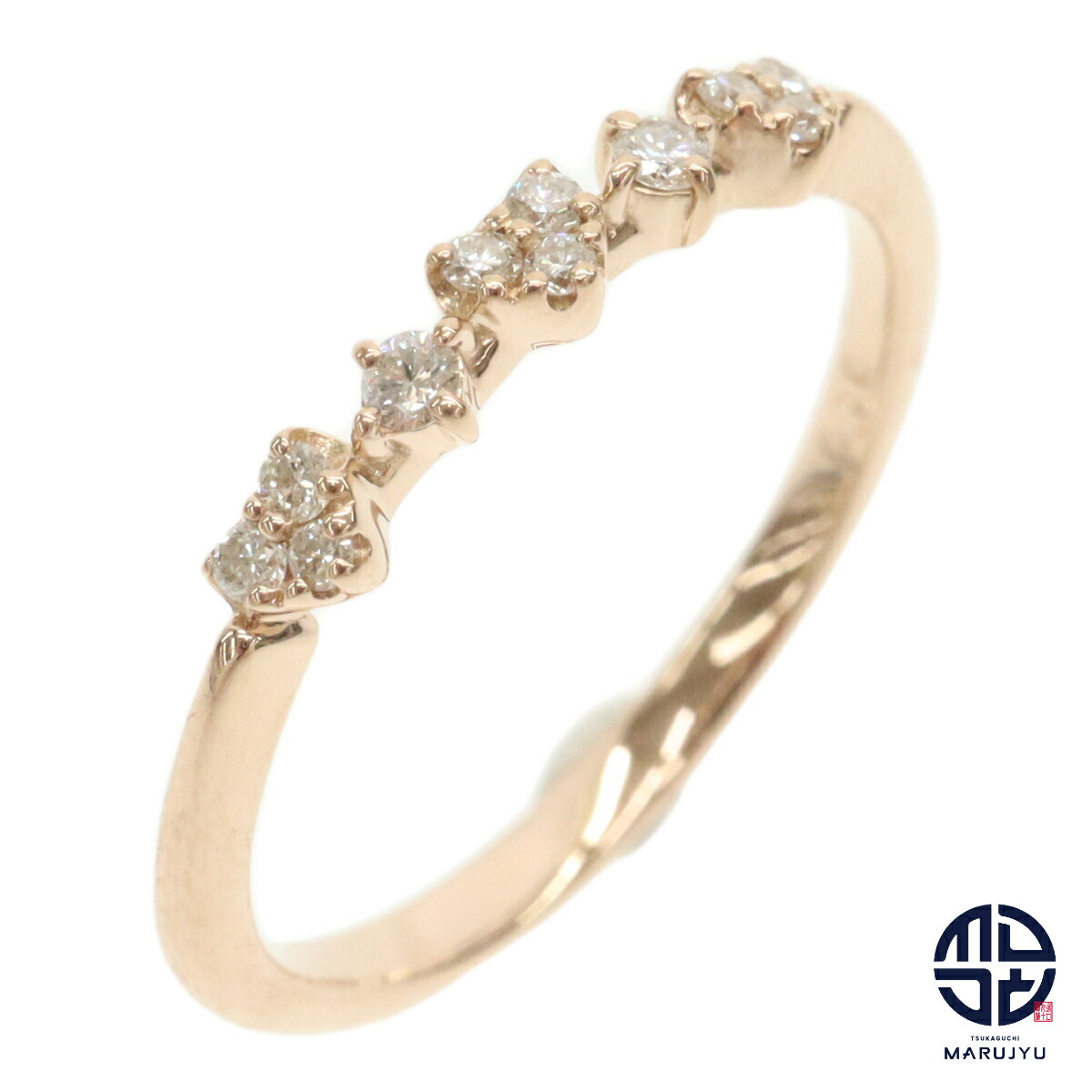 楽天市場】Ponte Vecchio ポンテヴェキオ ハート ダイヤモンドリング 7