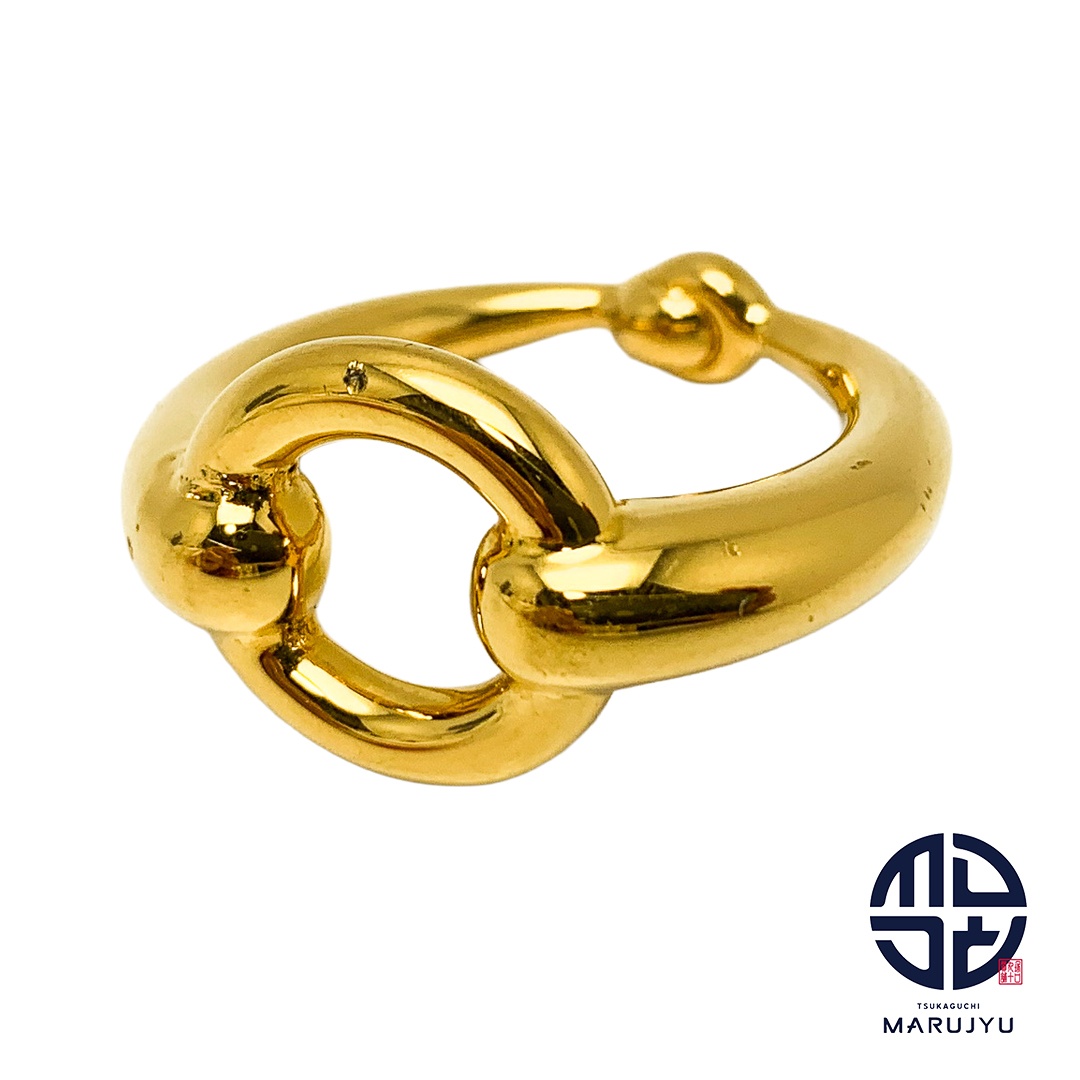 楽天市場】グッチ スカーフリング Gモチーフ ゴールド 金属素材