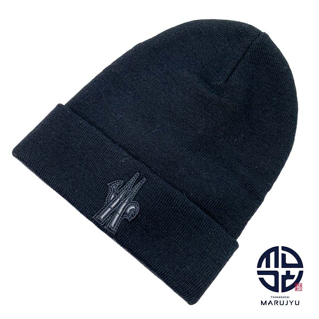 楽天市場】MONCLER モンクレール ワッペン ニット帽 ニットキャップ