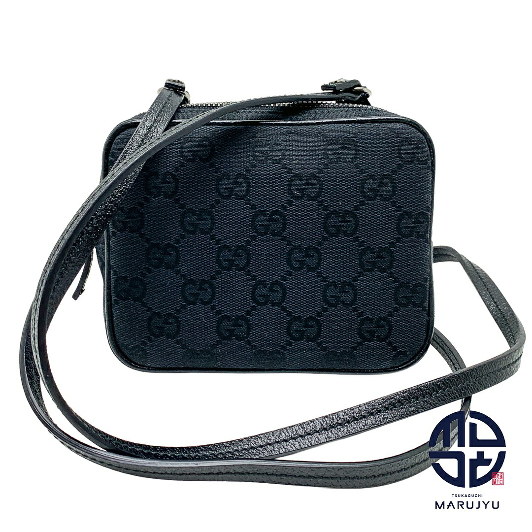 楽天市場】GUCCI グッチ GG柄 ブラック 黒 シルバー金具 GGキャンバス