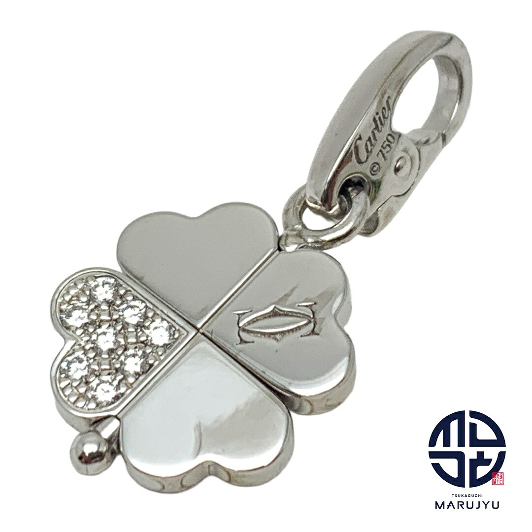 Cartier カルティエ トランプ CARTIER/カルティエ】 トランプ チャーム クローバー ペンダント
