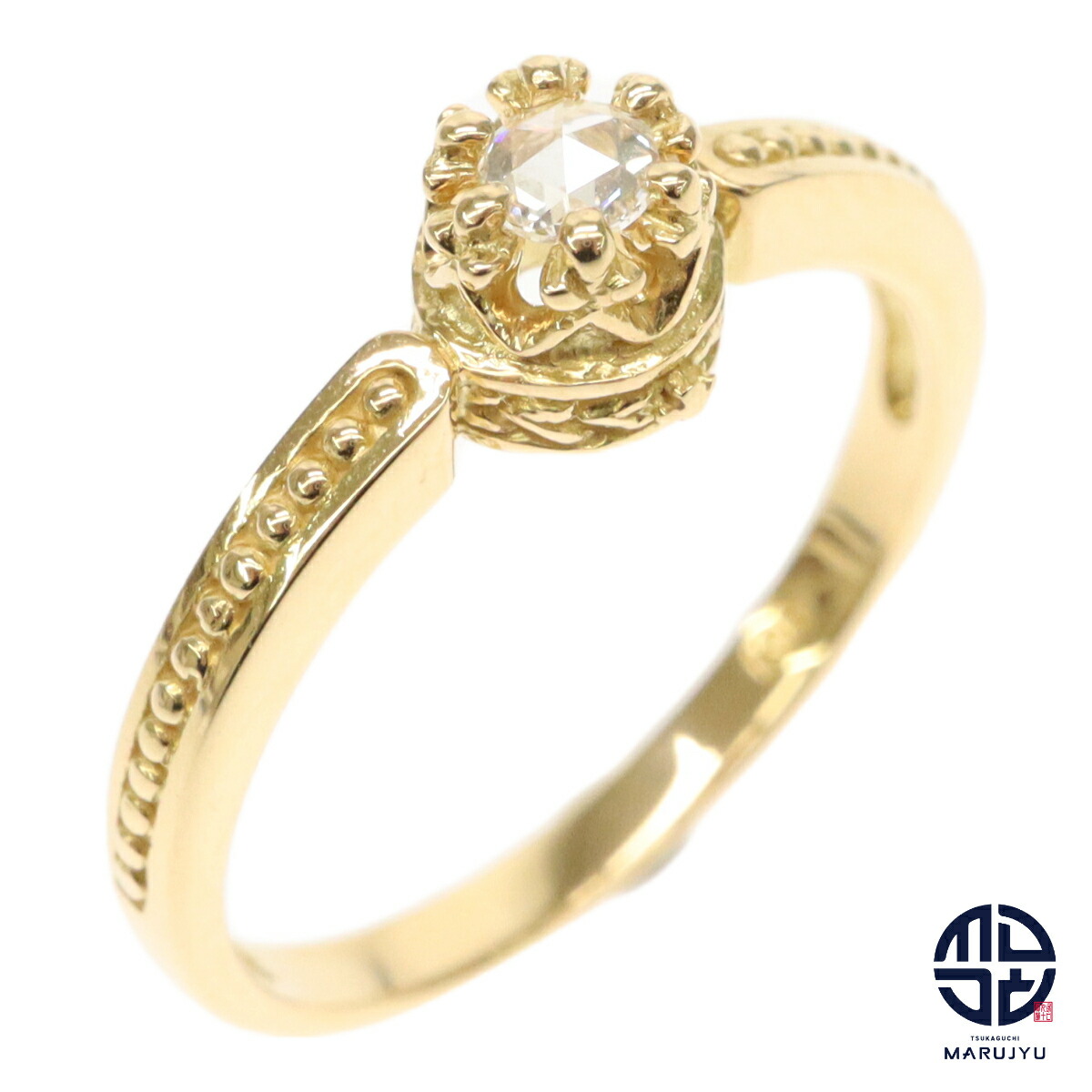 アーカー　ハートパヴェダイヤリング　K18PG　#11　0.05ct　AHKAH　伊勢丹限定　ピンクゴールド ギフト品質アーカー AHKAH リング 指輪 ハートパヴェ