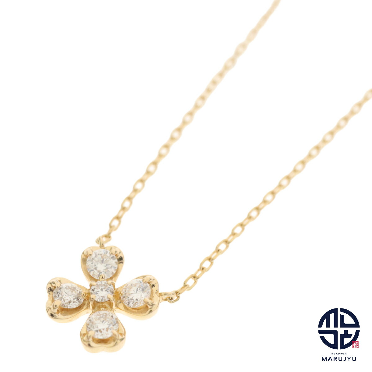 ヴァンドーム青山 　K18YG 5Pダイヤモンド ネックレス フラワーモチーフ 楽天市場】ヴァンドーム青山 フラワーモチーフ 5P・ダイヤモンド