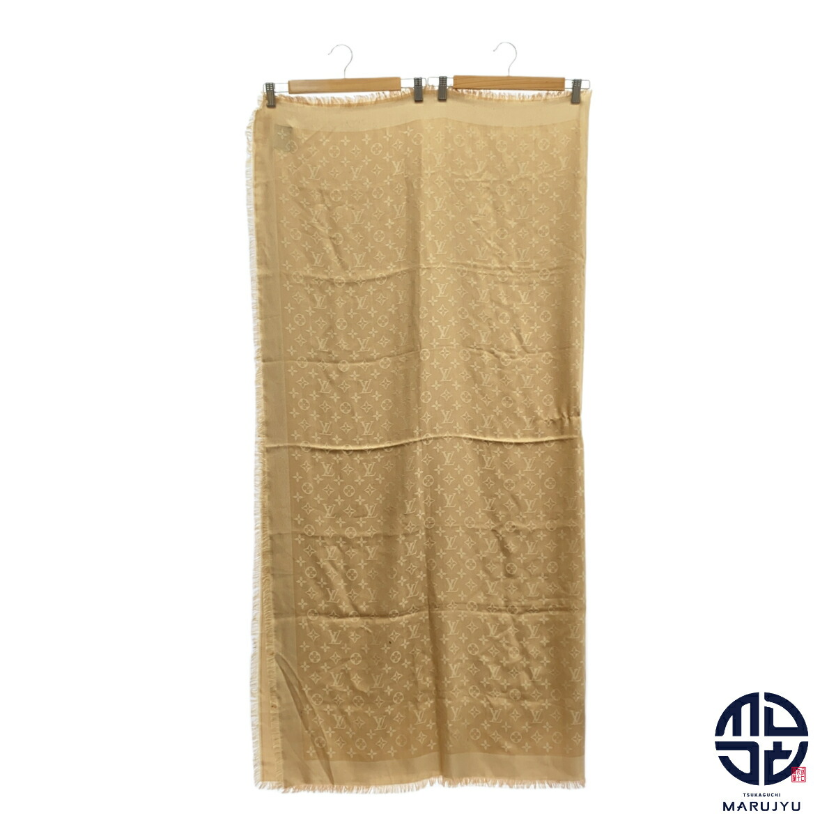 楽天市場】LOUIS VUITTON ショール・モノグラム M72046 シルク60