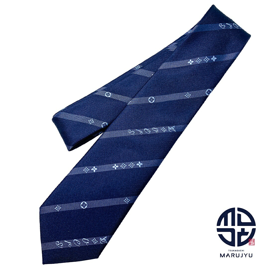 楽天市場】ルイ ヴィトン LOUIS VUITTON ネクタイ ストライプ シルク