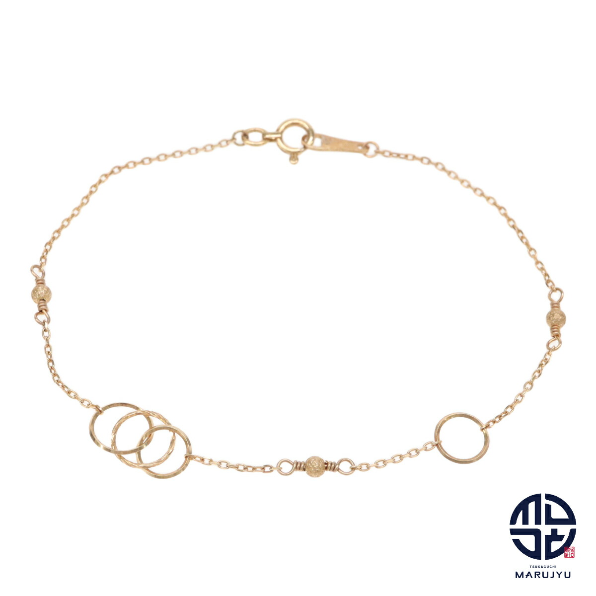 楽天市場】agete アガット クロスモチーフ ブレスレット/K10YG/416-0.8