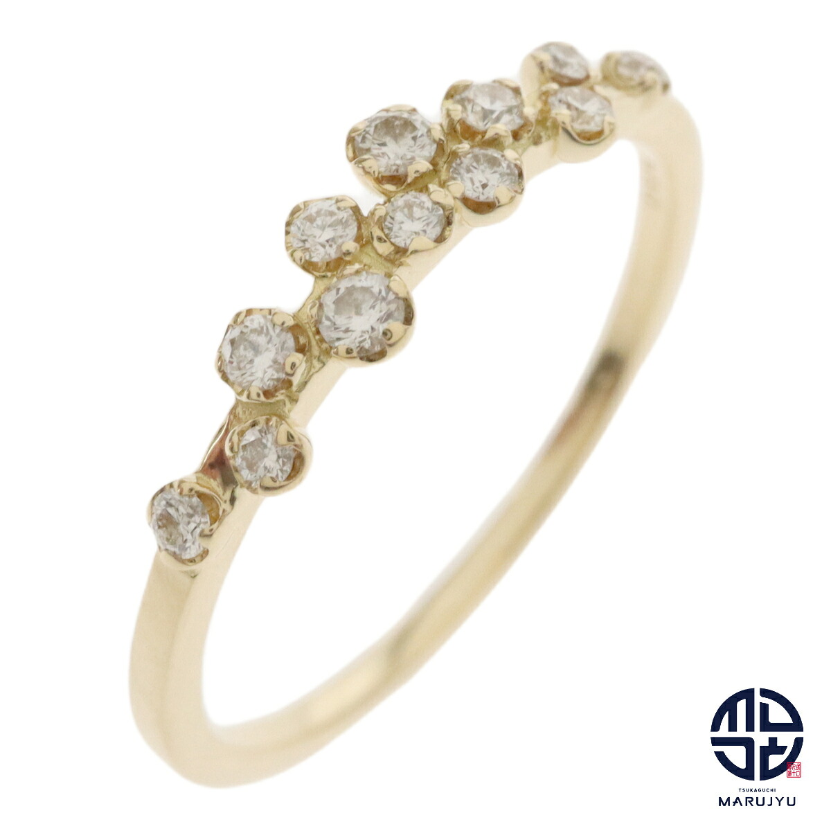 AHKAH アーカー エタニティー ダイヤリング 0.16ct K18PG 5号 【公式通販】
