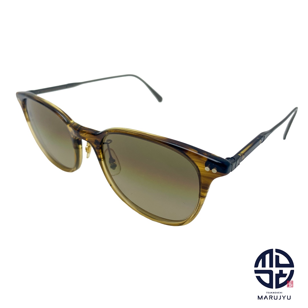 BRUNELLO CUCINELLI × OLIVER PEOPLES ブルネロクチネリ × オリバーピープルズ べっ甲調 黒眼鏡 OV5482S 御前上等黒眼鏡 イタリア製 コラボモデル 流行り物 小物 ブランド名 【中古】