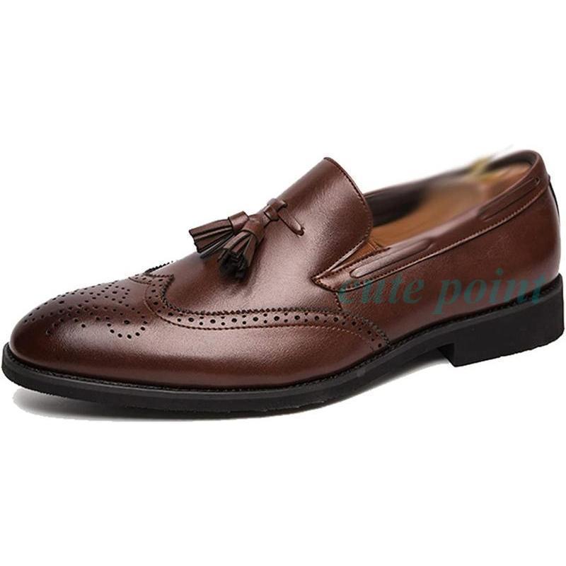 楽天市場】ローファー ビジネスシューズ 紳士靴 メンズ ウィングチップ