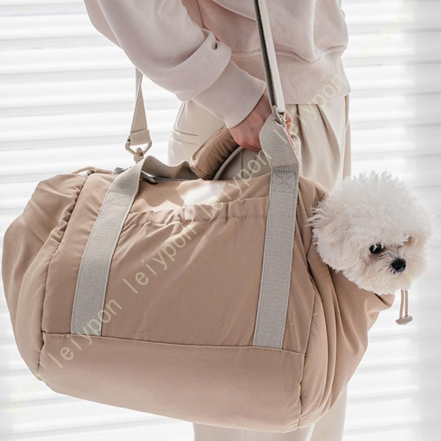 愛玩動物御徒面子 小型犬用 猫用 愛玩動物キャリーバッグ 通気性 肩かけ 手提げ 飛び出し押しとどめる役立つこと 多役立つことキャリーバッグ失しゃあがる おほっつき歩く御徒面子 愛玩動物備品 耐久 軽さ
