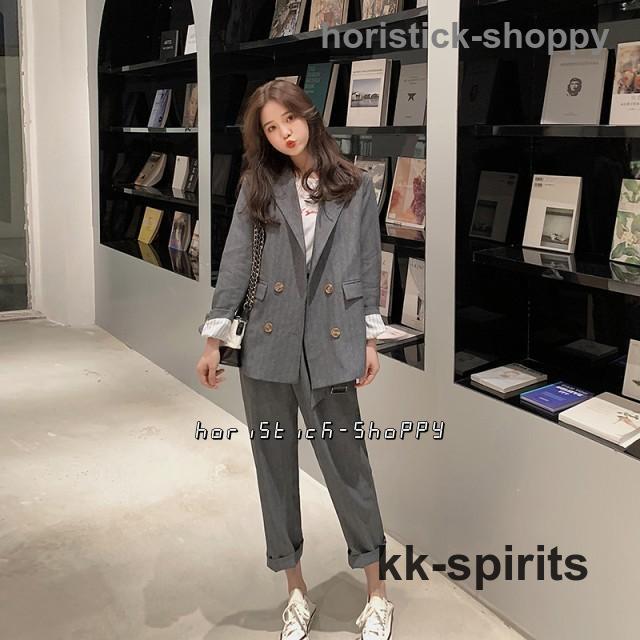 パンツスーツ レディース おしゃれ セットアップ パンツ スーツ カジュアル こなれ感 通勤服 オフィス 春夏 秋 ゆったり 春新作｜maruk shop