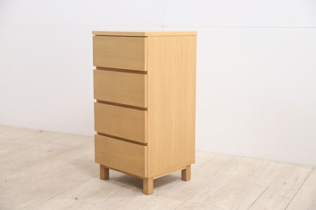 楽天市場 無印良品 オーク材 5段チェスト ナチュラル スリムチェスト Muji 人気のカジュアルブランド 定番家具 New 中古家具 中古インテリア Used家具ユーズド家具 リサイクル 中古家具の ｍａｒｕ 楽天市場店