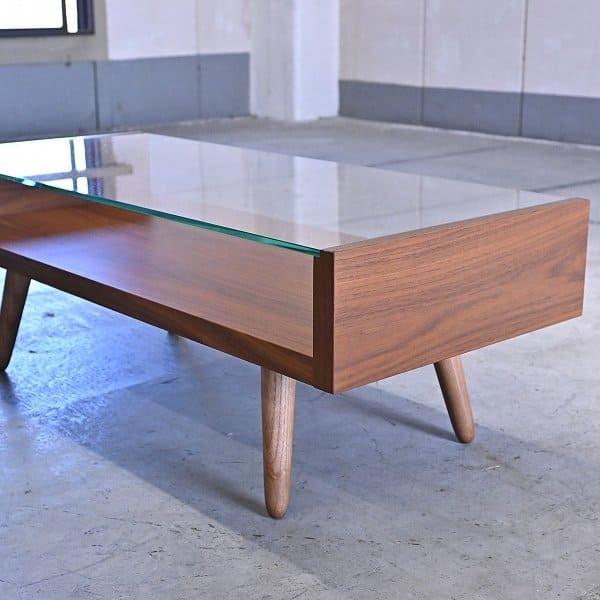 引取限定】イギリス製 LINLEY 255万「HELIX COFFEE TABLE」センター