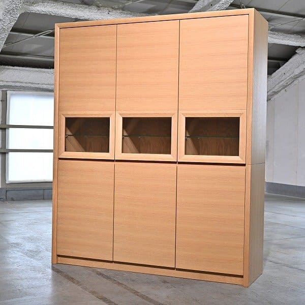 楽天市場】起立木工 30万「メッペル カップボード D123」 食器棚 楢材