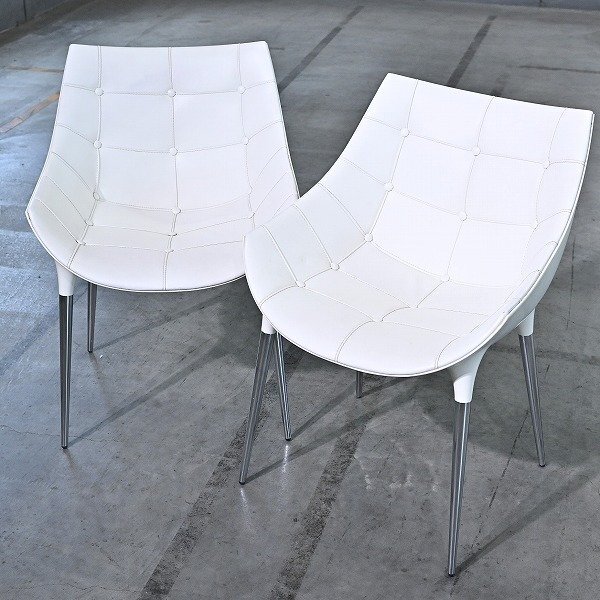 Cassina 70万「246 PASSION」ひじ掛けいす 2脚仕掛ける 一人掛け 昼御飯 フィリップ・スタルク カッシーナ パシオン Philippe Starck【中古調度品/中古室内装飾/USED調度品ユーズド調度品/再利用】