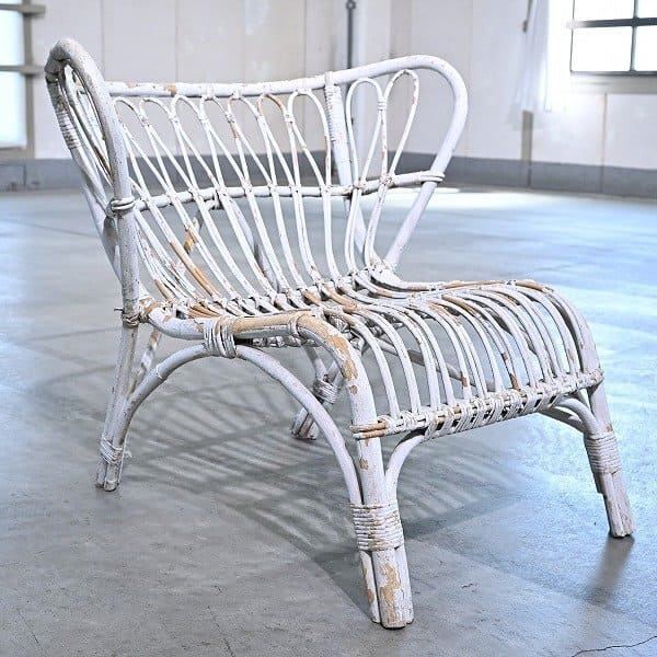 楽天市場】希少 山川ラタン 籐椅子4点セット 山川七郎 チェア スツール