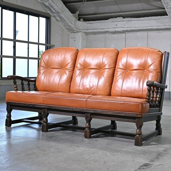 総本革　IDC 大塚家具 HTL 　ソファ 総本革IDC 大塚家具 HTL ソファ