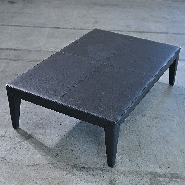 Cassina ixc. 65万「GUARDI」置き目早見表 涼み台 フィリップ・ユーレル 本革 リビング カッシーナイクスシー グァルディ PHILIPPE HUREL【中古調度品/中古室内装飾/USED調度品ユーズド調度品/再利用】