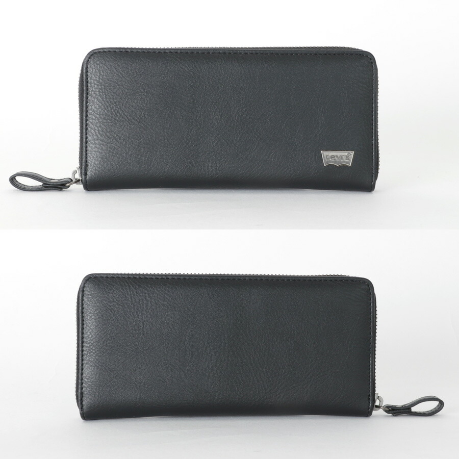 メーカー直売 財布 メンズ 長財布 ブランド Levi S Levis リーバイス メタル Puレザー 長サイフ さいふ サイフ 合成皮革 ラウンドファスナー シンプル おしゃれ カジュアル プレゼント オシャレ 大人 ペアルック 韓国 ファッション メンズファッション 黒 小物 春 夏 秋