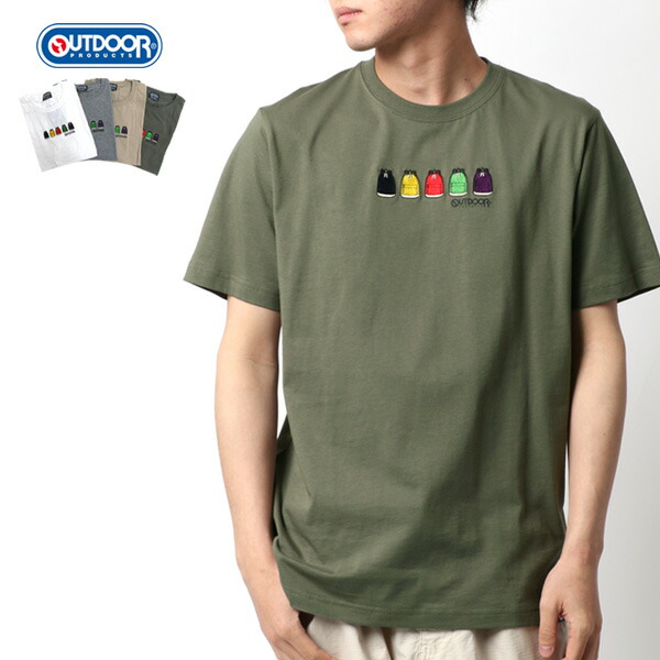 楽天市場 Tシャツ メンズ 半袖 オシャレ Outdoor Products アウトドアプロダクツ ブランド 無地 オシャレ 夏 秋 リュック 刺繍 マルカワ ティーシャツ アウトドア カジュアル おしゃれ 大人 ファッション メンズファッション 白 M L Ll トップス マルカワ