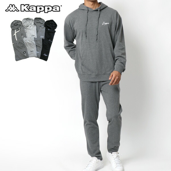 スウェット 上下 メンズ Kappa カッパ 上下セット 秋 冬 長袖 セットアップ 上下 スエット ルームウェア 部屋着 おしゃれ オシャレ 大人 ファッション メンズファッション 黒 M L Ll Fitzfishponds Com