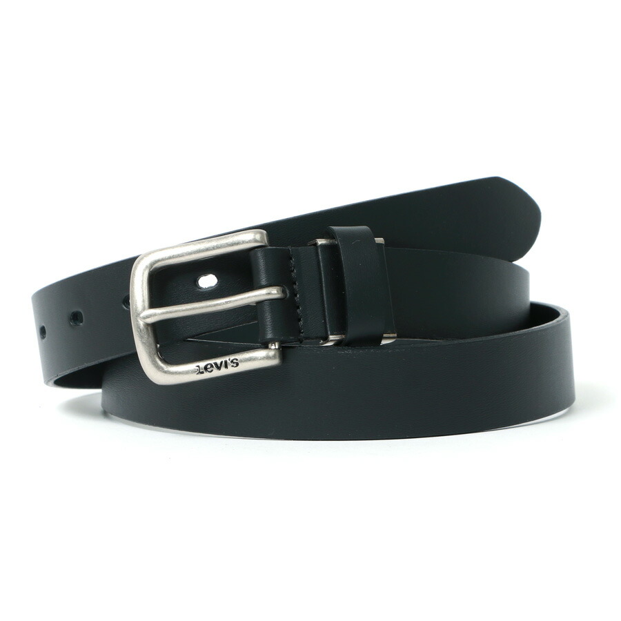 ベルト メンズ 30代 40代 50代 Levi S Levis おしゃれ オシャレ カジュアル シンプル バックル ビジネス ブランド リーバイス レザー レザーベルト ロゴ 全長約109cm 冬 夏 大きいサイズ 大人 帆型 春 本革 無地 牛革 牛革ベルト 秋 革ベルト 黒