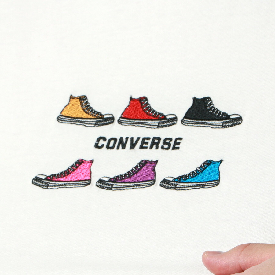 安いそれに目立つ ｔシャツ メンズ 半袖 大きいサイズ Converse コンバース ブランド 綿100 無地 シューズ ロゴ 刺繍 ティーシャツ アメカジ カジュアル おしゃれ オシャレ 大人 ゆったり シルエット 大きい 大きめ 30代 40代 50代 春 夏 秋 白 Ll Xl