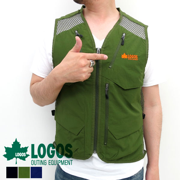 楽天市場 全品送料無料 ロゴス ベスト メンズ マウンテンタイプ マルカワ アウトドア スポーツ 撥水 アメカジ キャンプ メンズカジュアル M L Ll Logos 春夏 プレゼント マルカワ