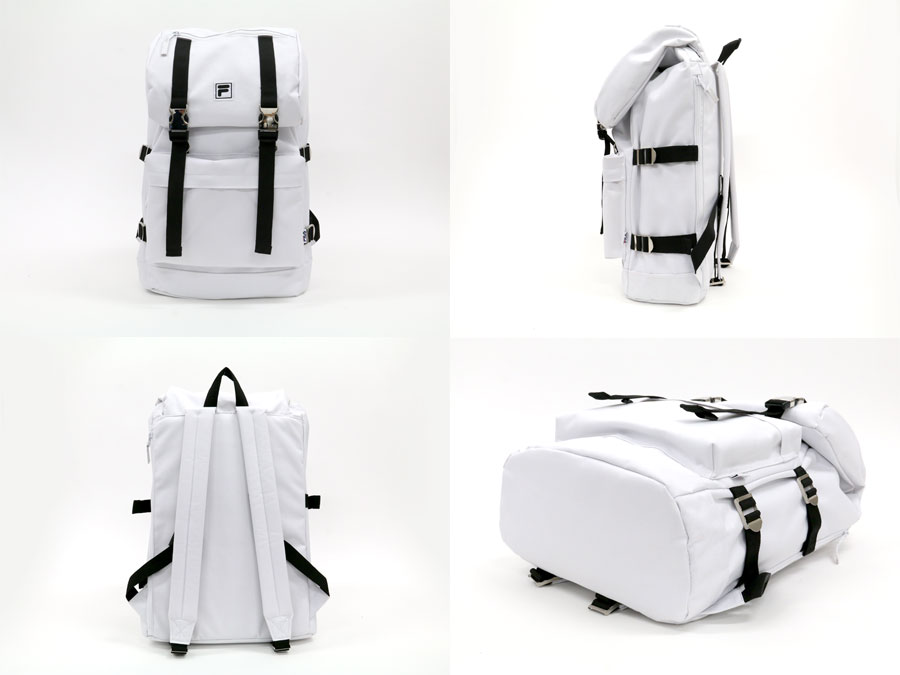 fila white backpack