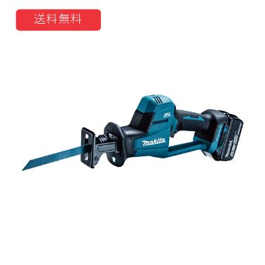 【makita】申し受ける式レシプロソー【型番：JR189DRGX】(乾電池BL1860B(6.0Ah)×2本・申し受ける器DC18RF・容れもの付)
