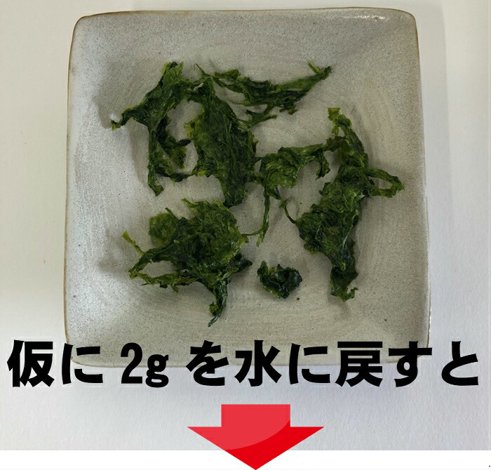 楽天市場 送料無料 あおさ 伊勢志摩産 50ｇ 年 新物 あおさのり メール便 国産 三重 アオサ 味噌汁 あおさ海苔 栄養抜群 天ぷら サラダ マルキ喜助商店