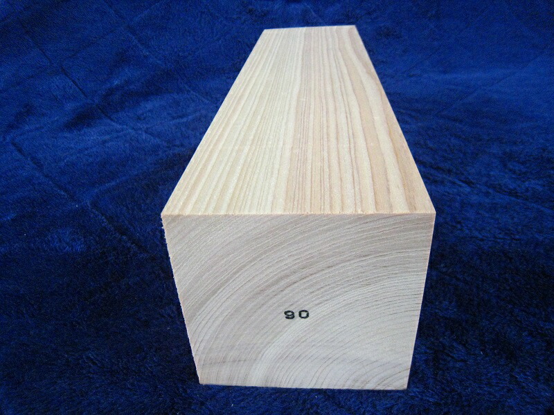 米桧　無垢　彫刻用木材　希少 桧 彫刻 木材 木 素材 幅120mm以上150mm未満｜彫刻材,桧(ヒノキ