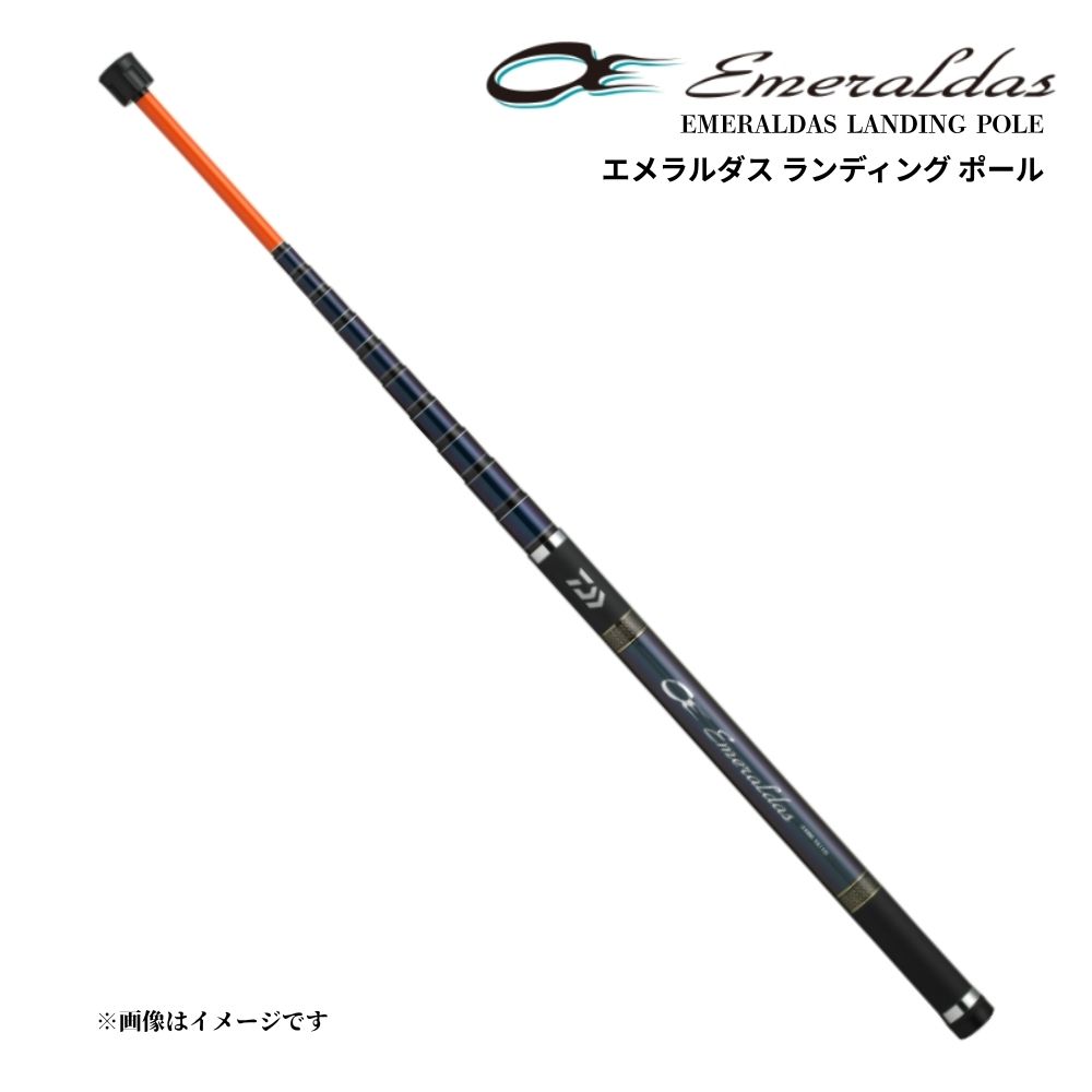 ダイワ エメラルダス ランディングポール 550 玉の柄 釣り具 フィッシング エギング アオリイカ ギャフ タモ 網 持ち運び 5.5m 高剛性 コンパクト 仕舞寸法 磯 防波堤 堤防 釣行 定番 人気 DAIWA EMERALDAS LANDING POLE 50|釣り具のまるきん 店