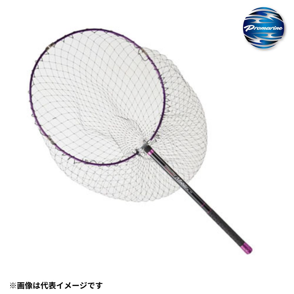 PROMARINE ランガンモバイルセット500 50cmネット付き 玉の柄 網 釣り具 フィッシング ランディングネット 小継 コンパクト 持ち運び 軽量 肩掛けベルト付き エギング アオリイカ シーバス バス ルアー 磯 防波堤 堤防 初心者 定番 人気 浜田商会 PRO MARINE