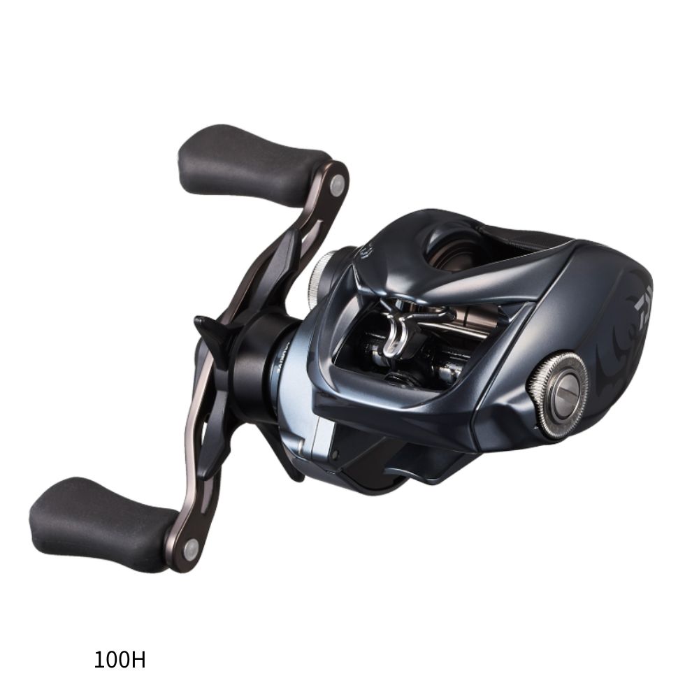 ダイワ 25 タトゥーラ SV TW 100H ベイトリール 2階建てバス魚釣り 右手持ち部分 DAIWA TATULA SV TW