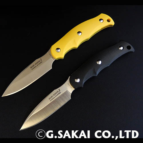 G・SAKAI　ジーサカイ　 サビナイフ2 サバキ3寸 キャンピング・フィッシング用ナイフ　グラスファイバー強化ナイロン製シース付属 日本製画像