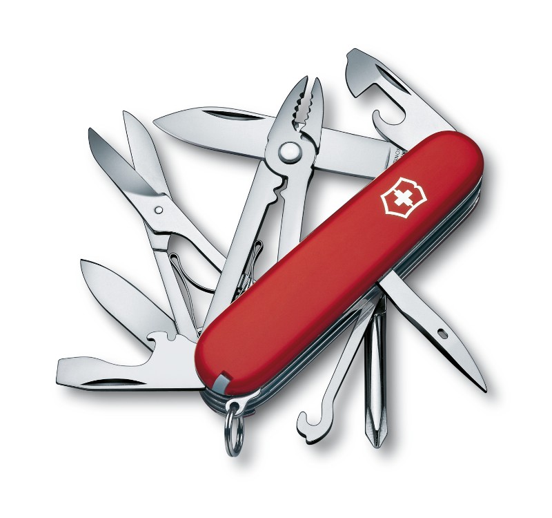 VICTORINOX ビクトリノックス 出刃包丁 デラックスティンカー 1.4723 スイスアーミーナイフ マルチ物の具 日本置き目品  御墨付き嘱する 貨物輸送無料
