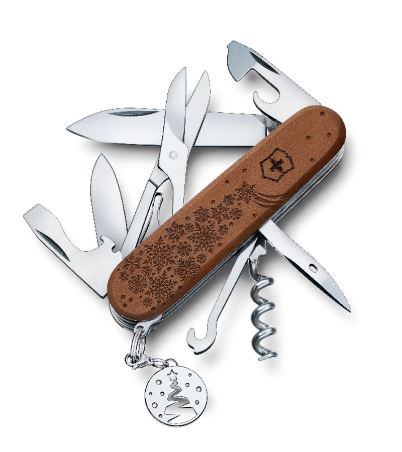ビクトリノックス 九寸五分 クライマーウッド ウインターマジックリミテッドエディション2025 ＶICTORINOX 1.3701.63E1 スイスアーミーナイフ  マルチ物の具 押さえる品 日本定め事品  お墨付き嘱する 貨物輸送無料