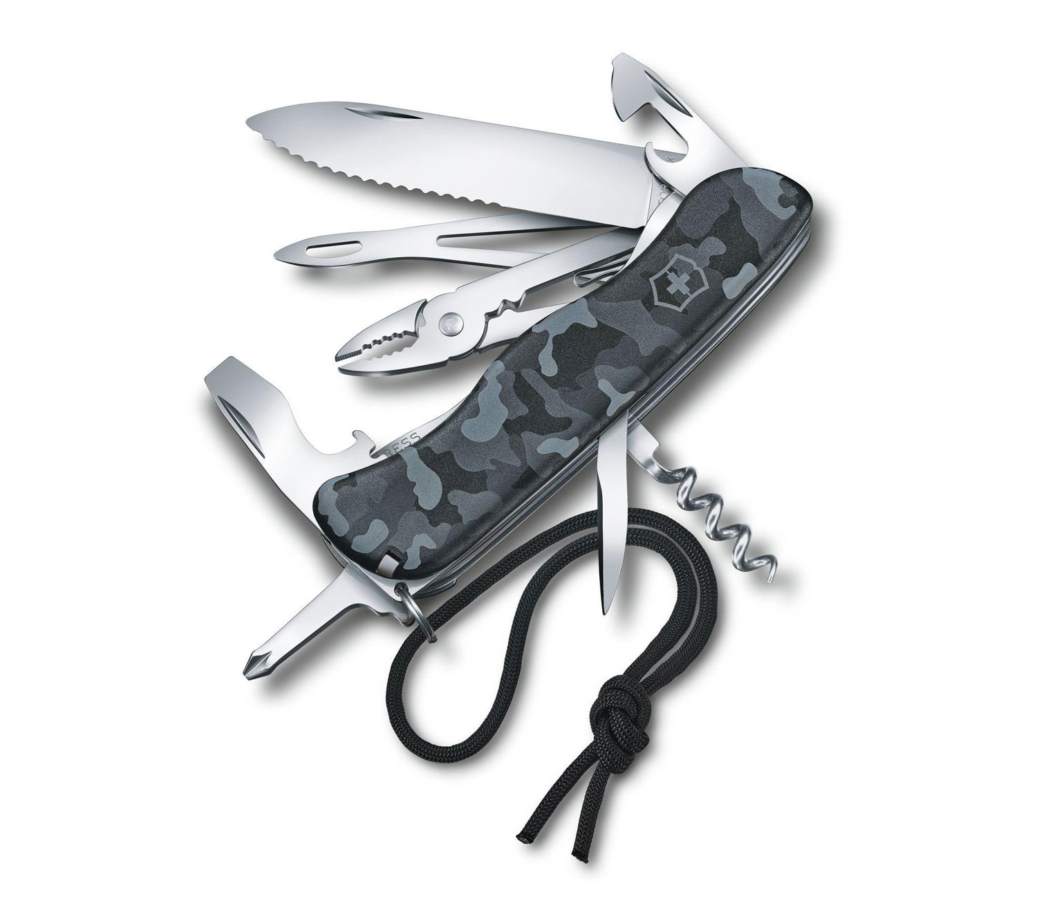 VICTORINOX ビクトリノックス スキッパー ネイビーカモフラージュ 0.8593.W942 スイスアーミーナイフ ヨットマンズナイフ マリン用マルチツール 日本正規品 保証書付属 送料無料